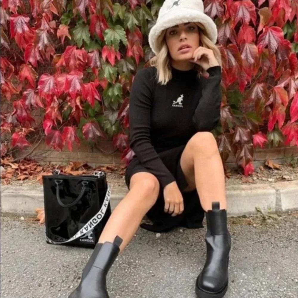 Kangol x H&M Ribbed Knit Bodycon Dress - Picture 8 of 10
